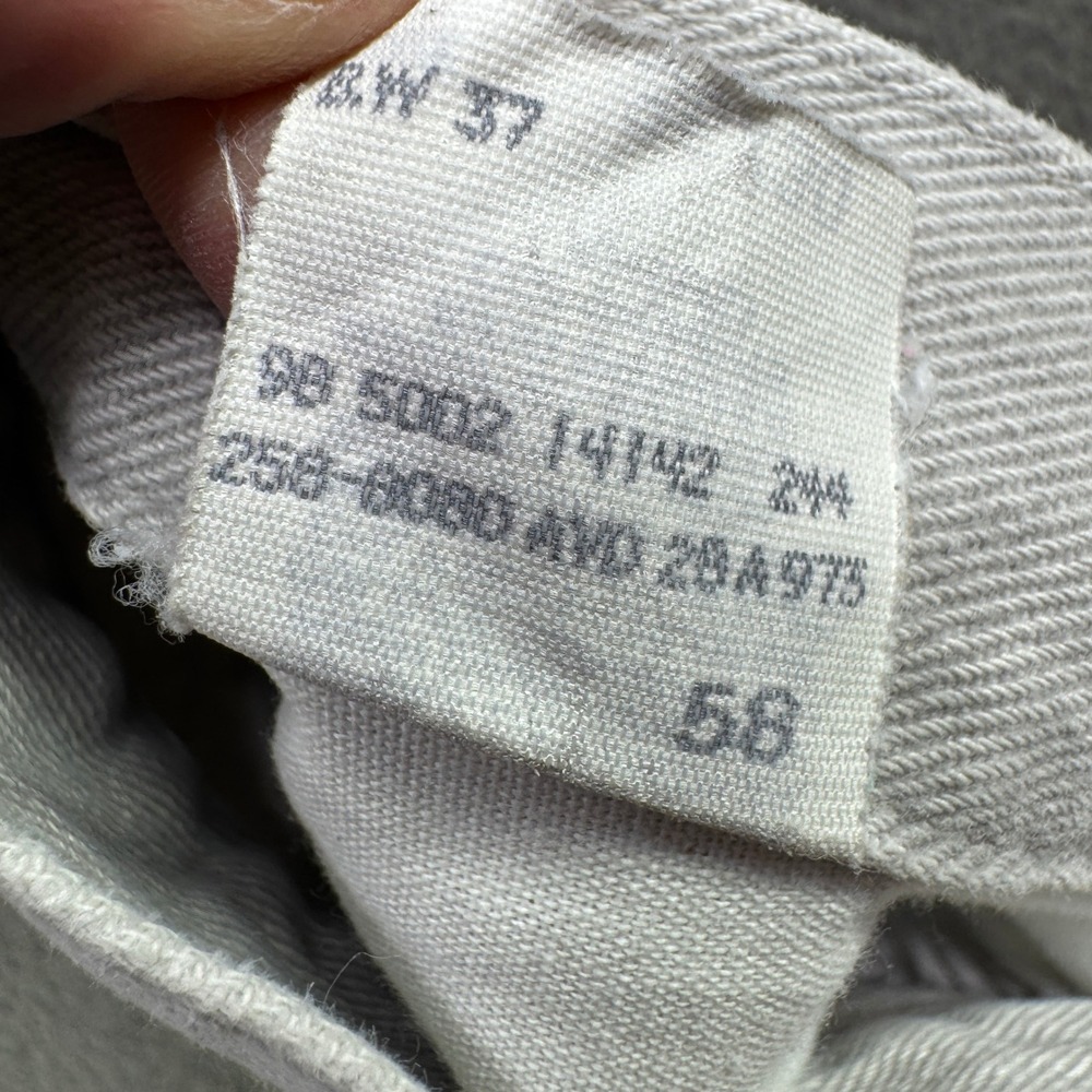 Vintage Lee Riveted Jeans Mens 36x30 (34) Gray Denim Straight Regular 90s Grunge - Picture 7 of 12